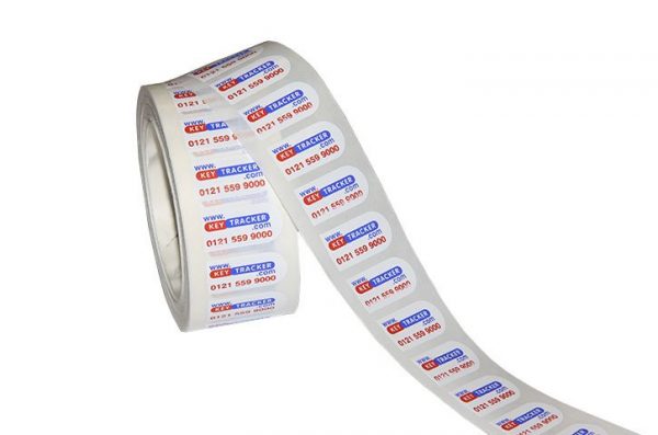 Anti Tamper Sticker Roll Keytracker