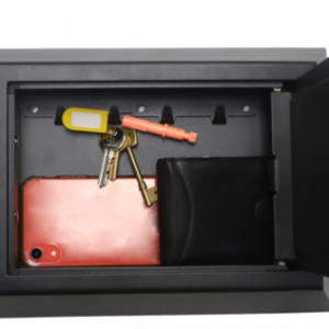 Personal Safe with keys , wallet and phone in