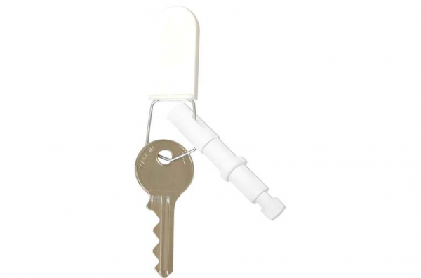 Anti-tamper seals-white with key and peg cropped